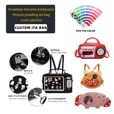 Аниме ITA сумки с уникальными узорами